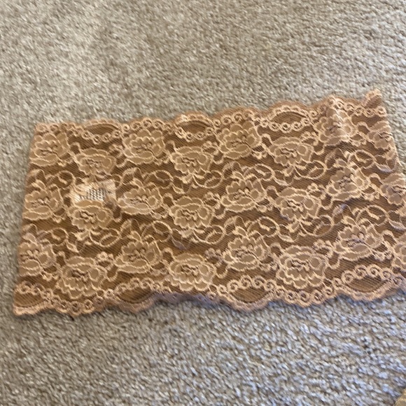 Ally Rose Gold Topper with matching Bandeau -size Medium - Picture 4 of 5